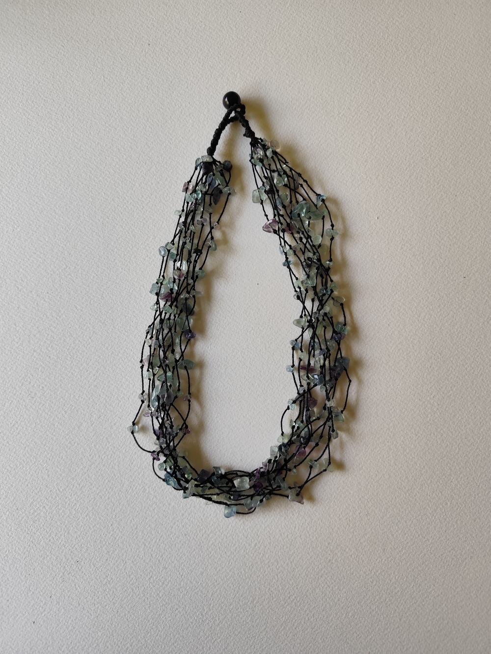 Multi-Strand Gemstone Beaded Necklace